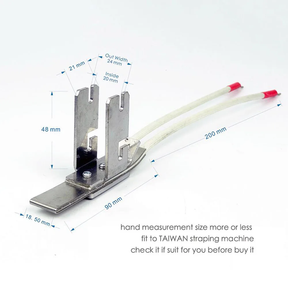 BateRpak Heater head  fit to bunding machine,Automatic strapping machine parts,heat parts use voltage 10V,Power 50W