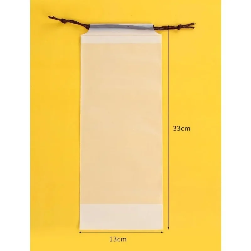 10PCS Umbrella Storage Bag Translucent Plastic Waterproof Anti-dirty Umbrella Cover Reusable Portable Drawstring Bag