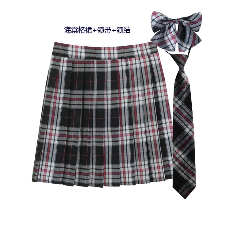 Women Plaid Pleated Skirts High Waist Female Mini Skirt Summer School Girls Harajuku Preppy Sweet Uniform Ladies A-line Skirt