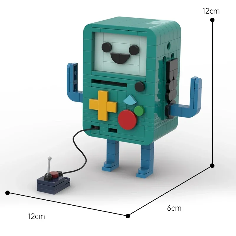 MOC Adventureed Time Beemo Building Block Set Cartoon Animation Figures BMO Robot Model Toys for Children Holiday Gifts