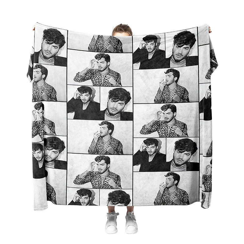 Aertemisi Stunning Adam Lambert Pet Blanket for Small Medium Large Dog Cat Puppy Kitten Couch Sofa Bed