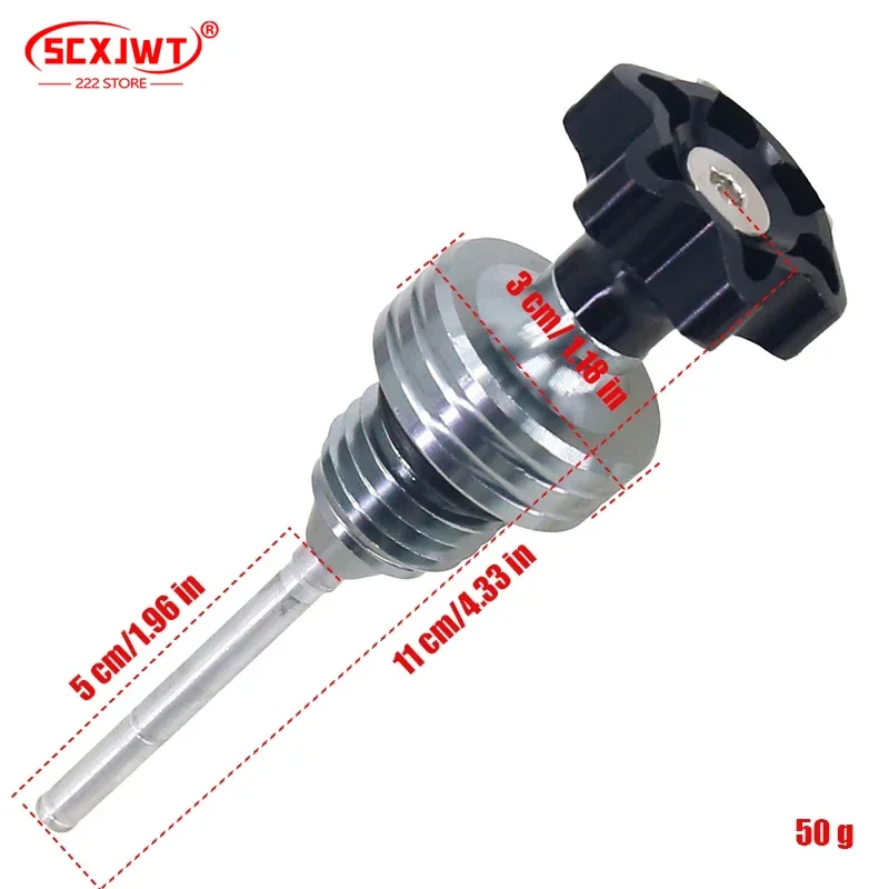 125CC GY6 BWS CNC Aluminum Alloy Motorcycle Oil Dipstick Oil Filler Cap Plug Motorcycle Oil Dipstick Accessories