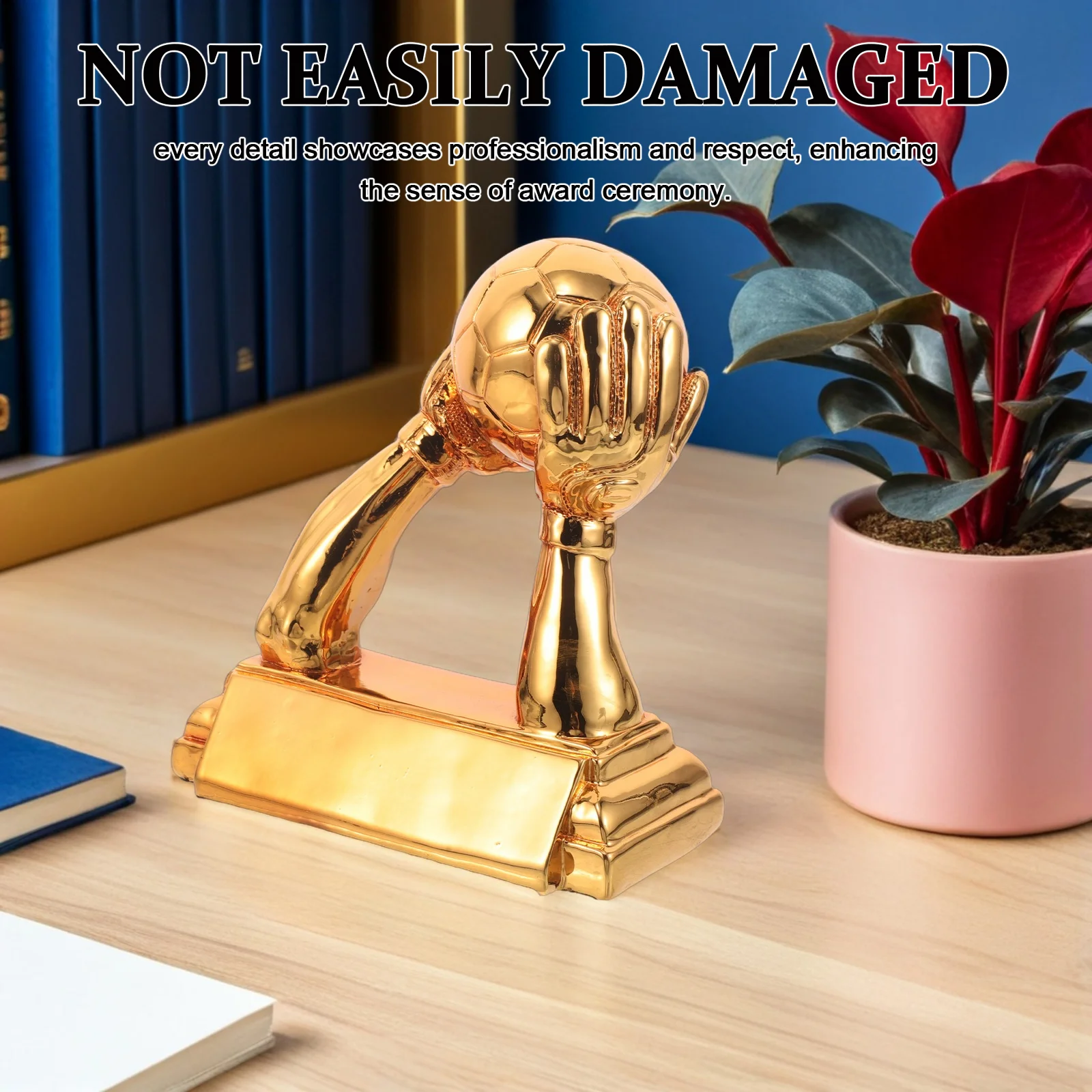 

Football Glove Trophy Trophies for Soccer Goalkeeper Award Small Gifts Gloves