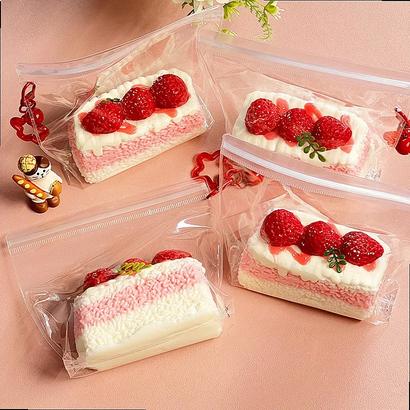 Simulation Silicone Squishy Cake Food Stress Relief Toy Slow Rising Decompression