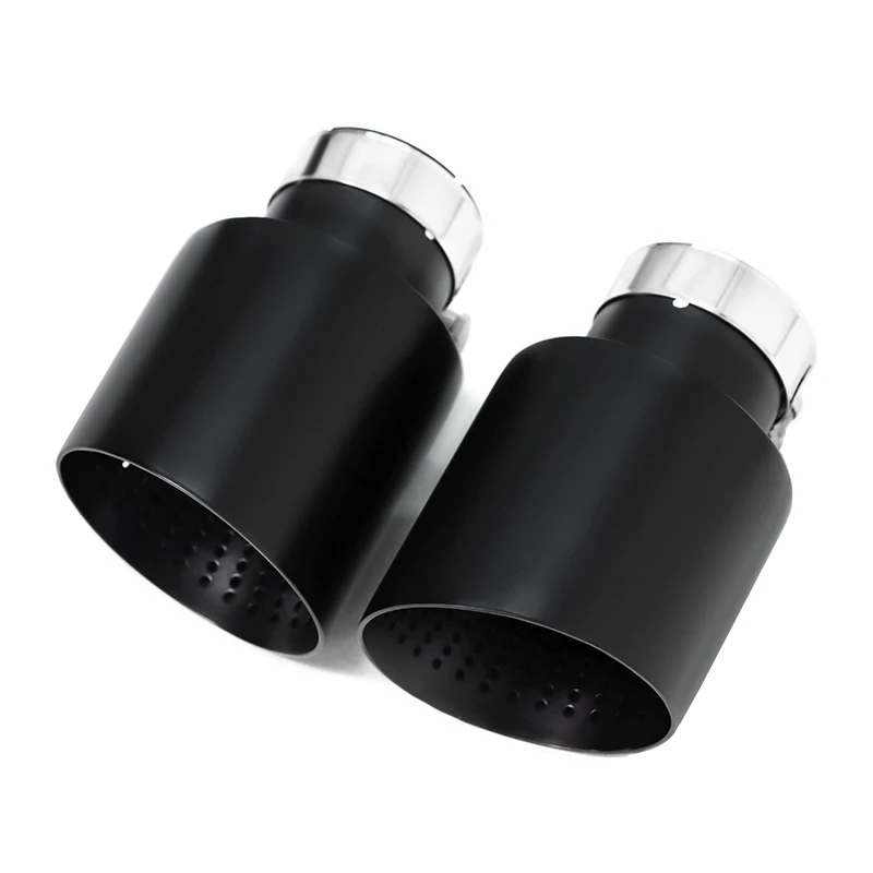 1 Piece Stainless Steel Single Exhaust Tip For Golf 7 MK7 GTI Golf R Muffler Tip Exhaust System 63mm Universal Nozzle Tailpipe