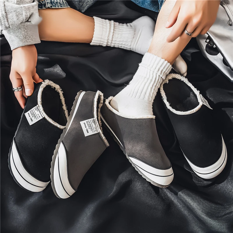 

Весенне-летние новые мужские туфли в ретро-стиле, универсальные холщовые слипоны, модные повседневные туфли с открытым задником.