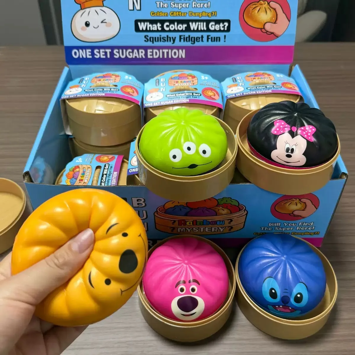 Jouet anti-stress à ressort lent, simulation de Xiaolongbao, ornement de bureau, cadeau créatif, jouet de décompression