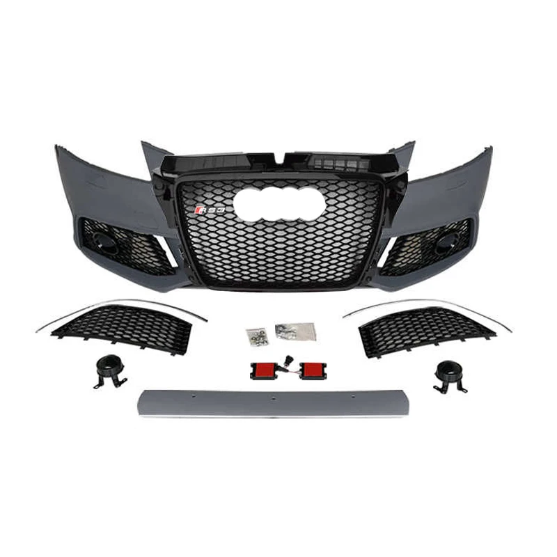 OEM RS3 car bodikits For  A3 S3 bodykit High quality Car front bumper grill modification RS3 A3 S3 2009 2010 2011 2012 2013