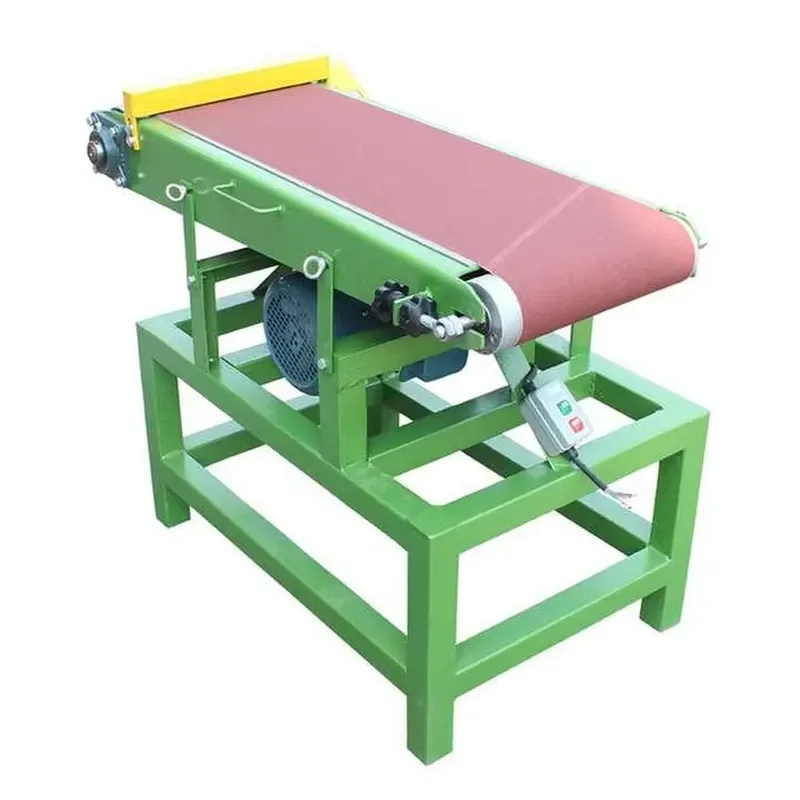 Portable Woodworking Vertical Small Metal Parts Belt Grinding Lathe Derusting Sander Plane Polishing Machine 2kW 60kg