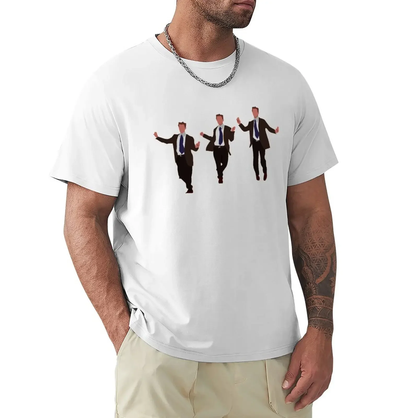 Chandler dance T-shirt funnys cute tops sublime plus size tops funny t shirts for men