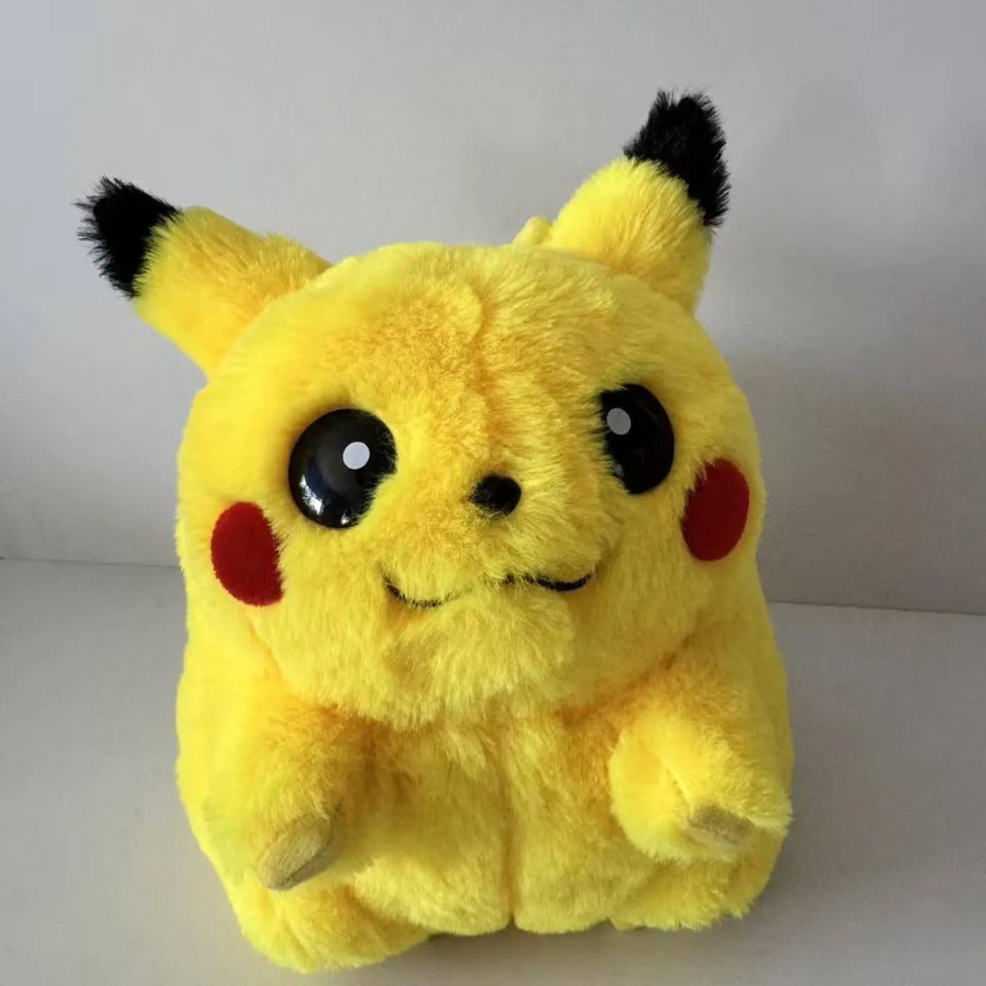 Pokemon Center Pikachu PokéMon 30th Anniversary Cartoon Pixel Style Plush Toy Dark Lightning Pikachu Stuffed Doll Anime Gift