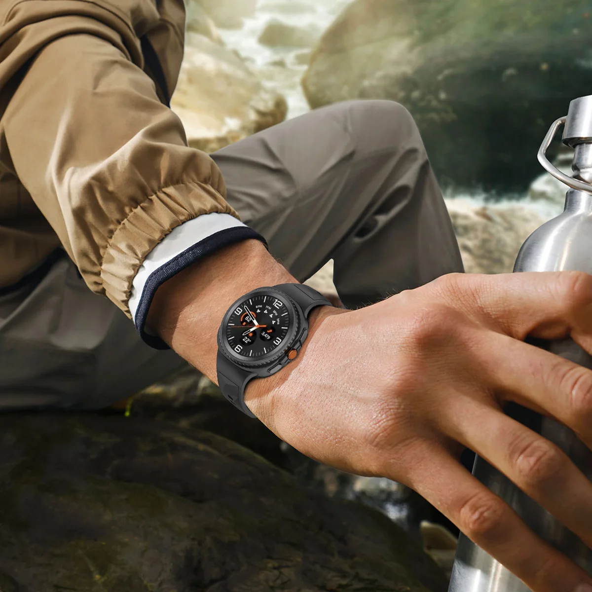 シリコンバンド Samsung Galaxy Watch 8 用 スマートバンド Galaxy Watch 40/44mm Watch 8 Classic/40 44mm Classic アクセサリー ストラップ