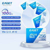 Eaget Memory SD Card 16GB 32GB 64GB 128GB SD Card SD/TF Flash Card U3 Class 10 256G Memory Card for Phone