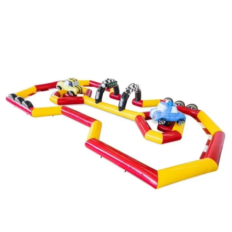 Newly Upgraded Circuit Traffic Theme Inflatable Saeki Ball Circuit Race Game