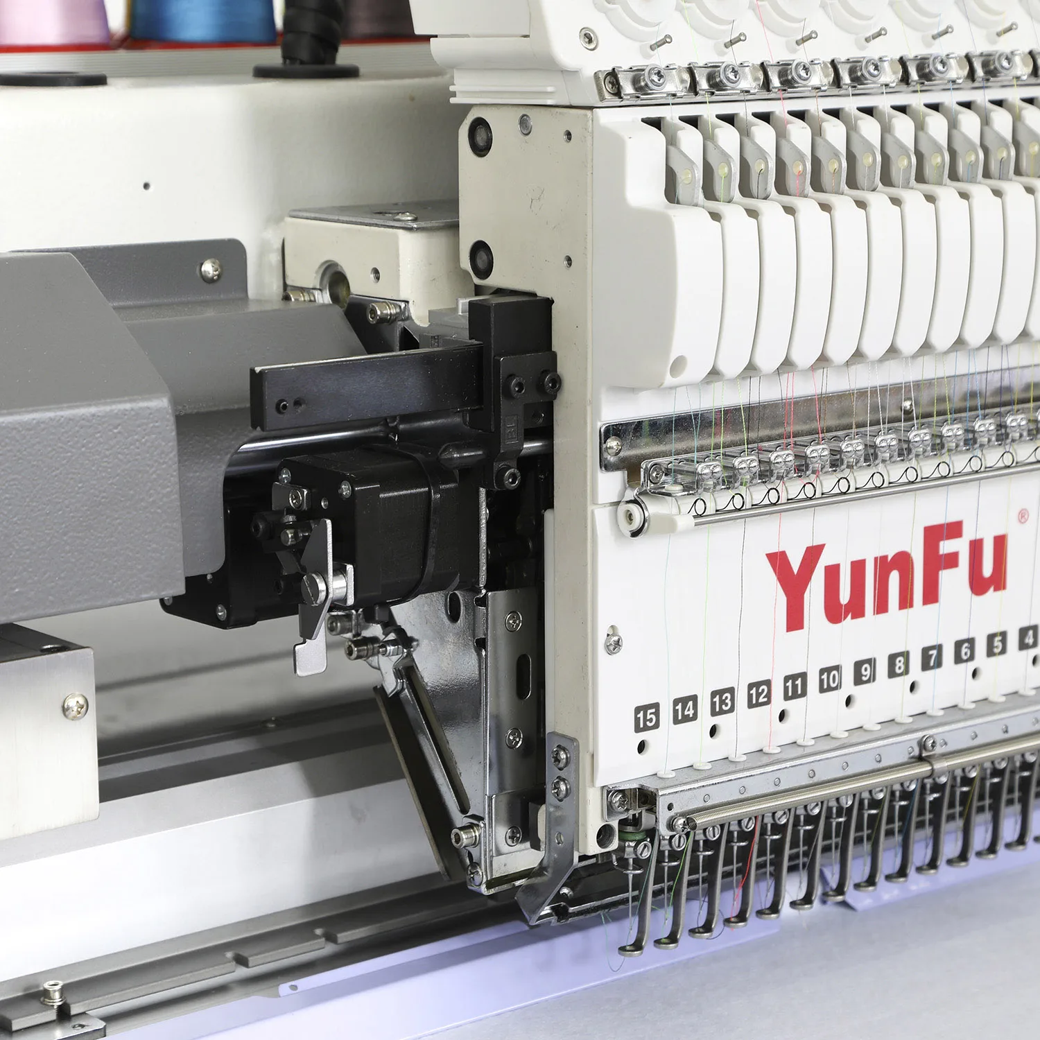 4 Heads Automatic Embroidery Machine For Socks Industrial 12/15 Needles DAHAO System