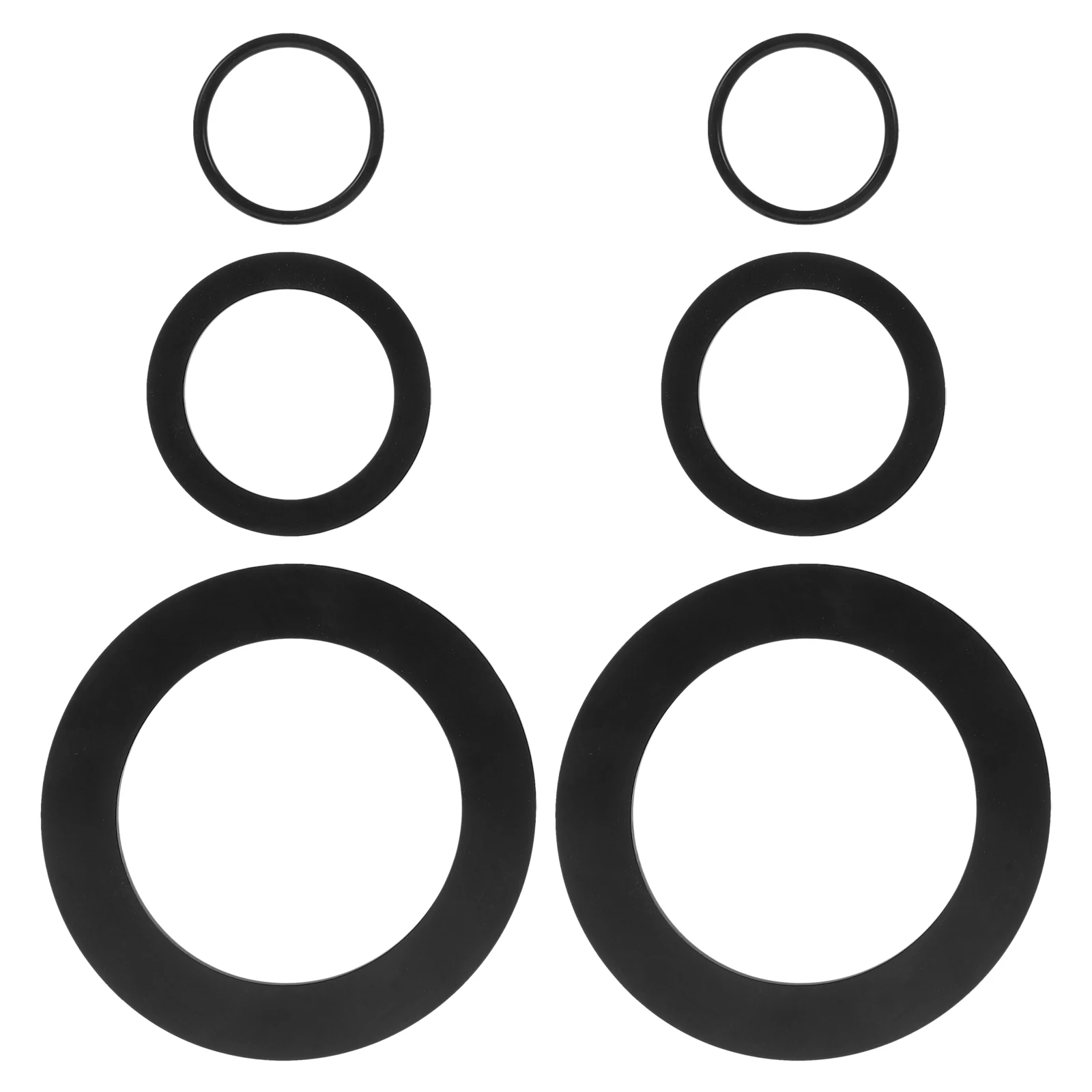 

6pcs Pool Washer Replacement Supplies Rubber Seal Ring For Plunger Valves Parts Accessories Compatible Durable Leak-Proof