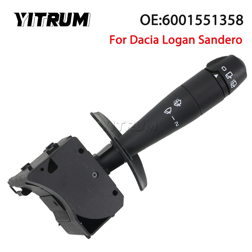 

YITRUM Windshield Wiper Switch For Dacia Duster Loagn Sander 6001551358 6001551357 251694 7701049615