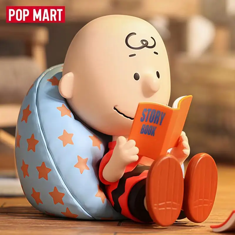 Original Authentic POPMART Snoopy Stay at Home Series Blind Box Cartoon Toys Action Figures Cute Dolls Collectible Display Piece view 5