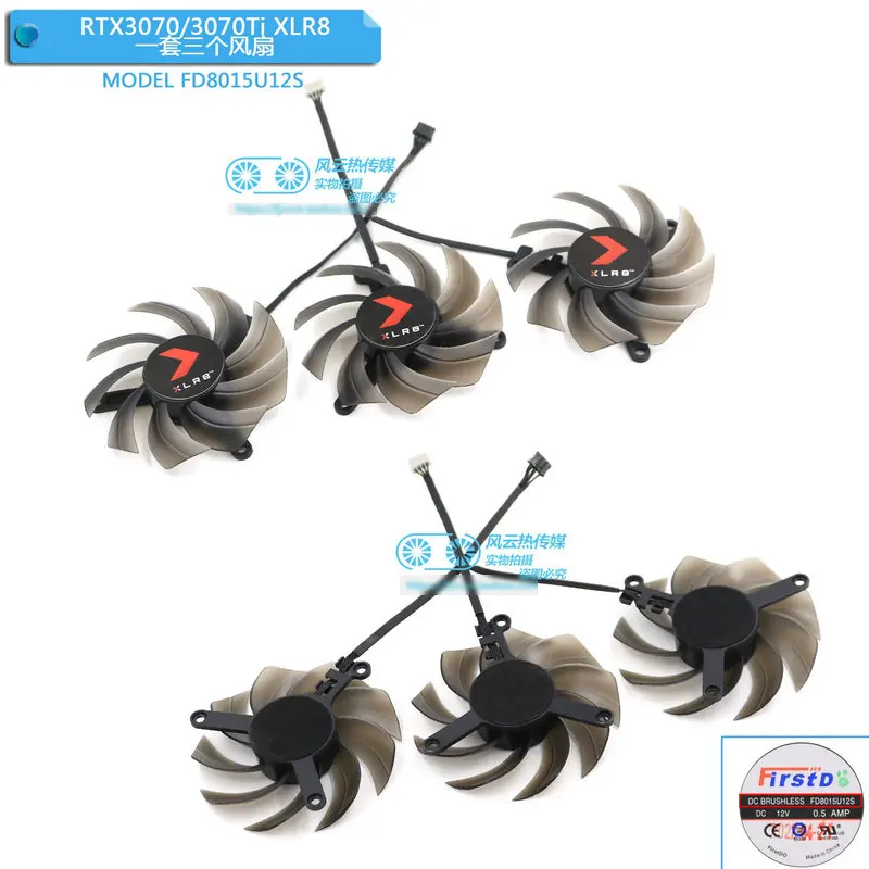 The Cooling Fan Frame Shell for PNY RTX3070 RTX3007ti RTX3080 RTX3080ti RTX3090 GAMING XLR8 GRaphics Video Card