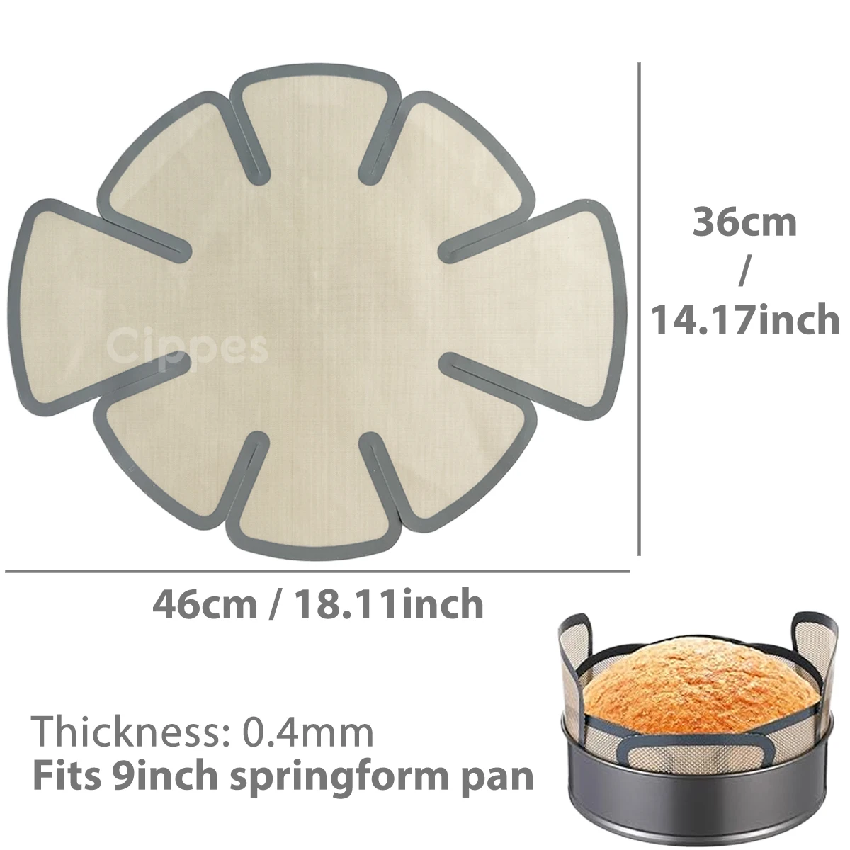 Champ Silicone Bread Loaf Pan Liners, Reusable Nonstick Long Tab Handles Baking Mats BHL1635-FRO