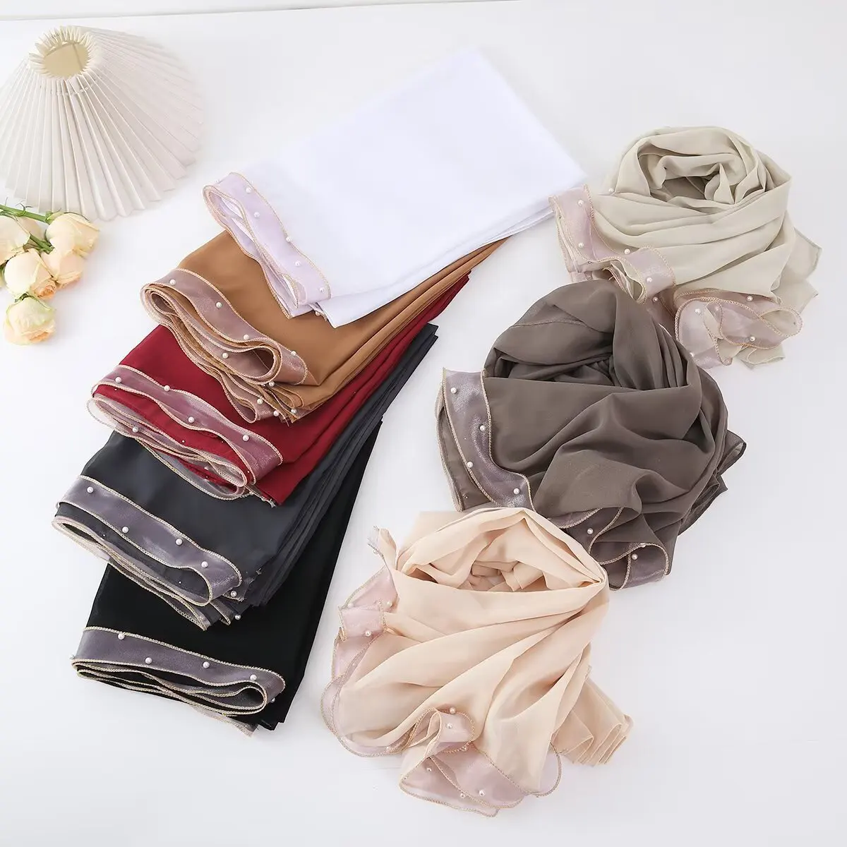 

Fashion Chiffon Shawl Headwraps Scarf Hijab for Women Islam Hijab Cap Headscarf Muslim Shawls Islamic Headbands Foulard 70*175CM
