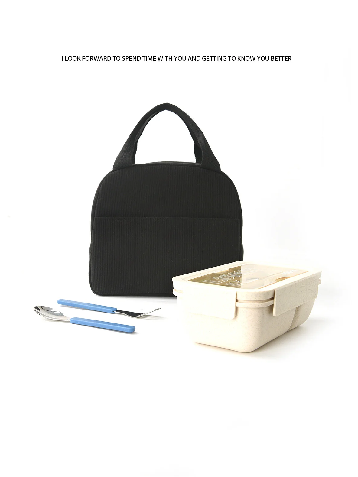 Tragbare Lunchtasche, isolierte Tasche, Lunchbox-Tasche, Lunchtasche mit Tragegurt, Lunchbox-Aufbewahrungstasche für Arbeit und Schule – Detail 2