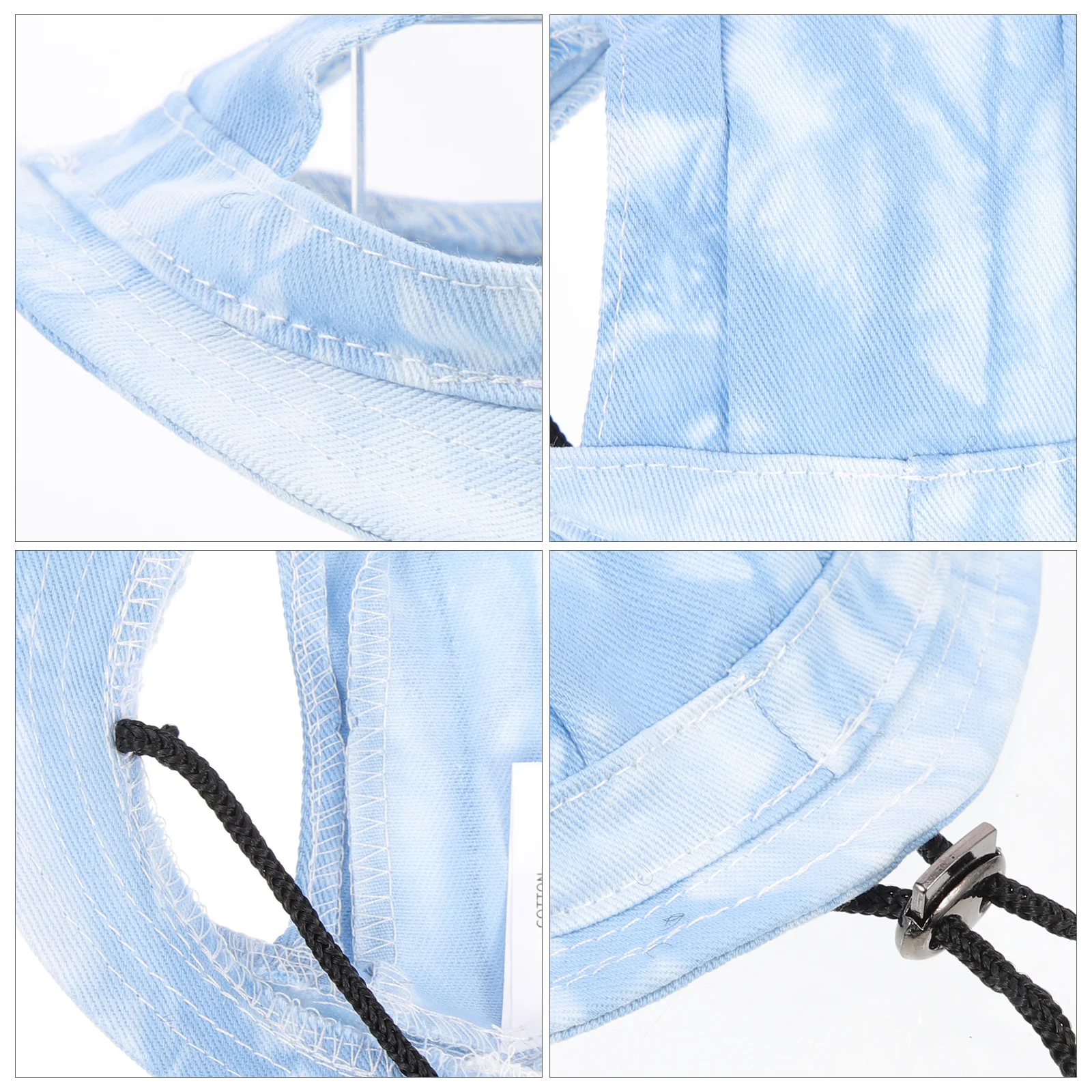 

Pet Baseball Cap Dog Bucket Hat with Ear Holes Hats Decorate Sun Cute for Dogs Accessories Adjustable