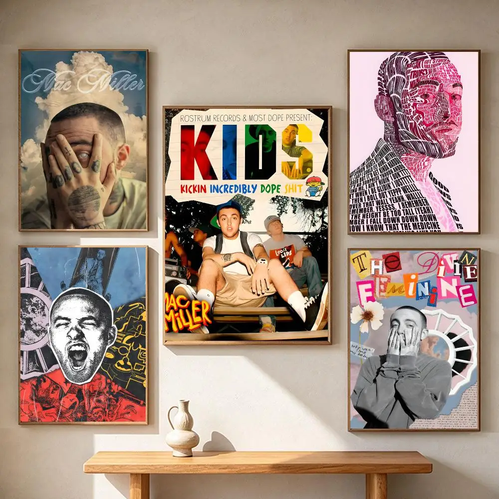 Rap Artist M-Mac Miller Poster Household Room Decoration & Holiday Presents | High Definition Indoor Wall Prints