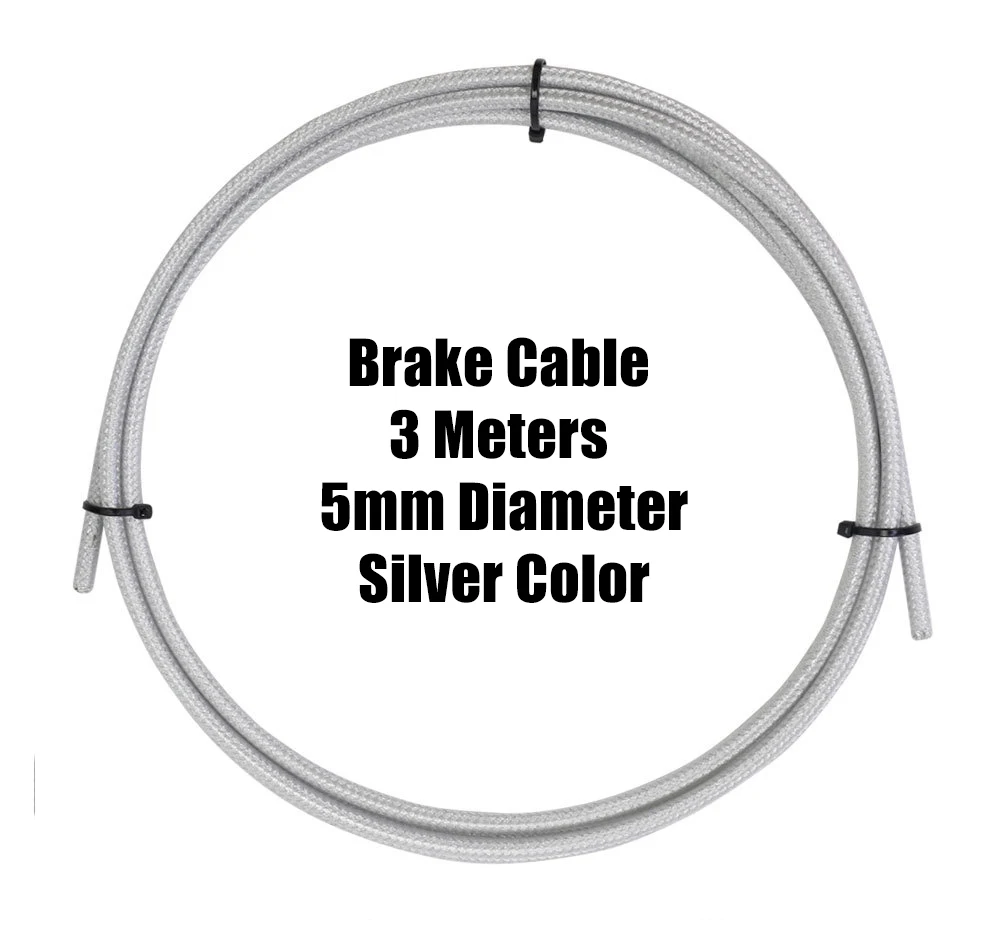 3 Meter geflochtenes Fahrradkabel Slick Lube Shift-Gehäuse Weave Bremsschlauch Schaltwerk Shifter Line Wire für Rennrad Mountainbike