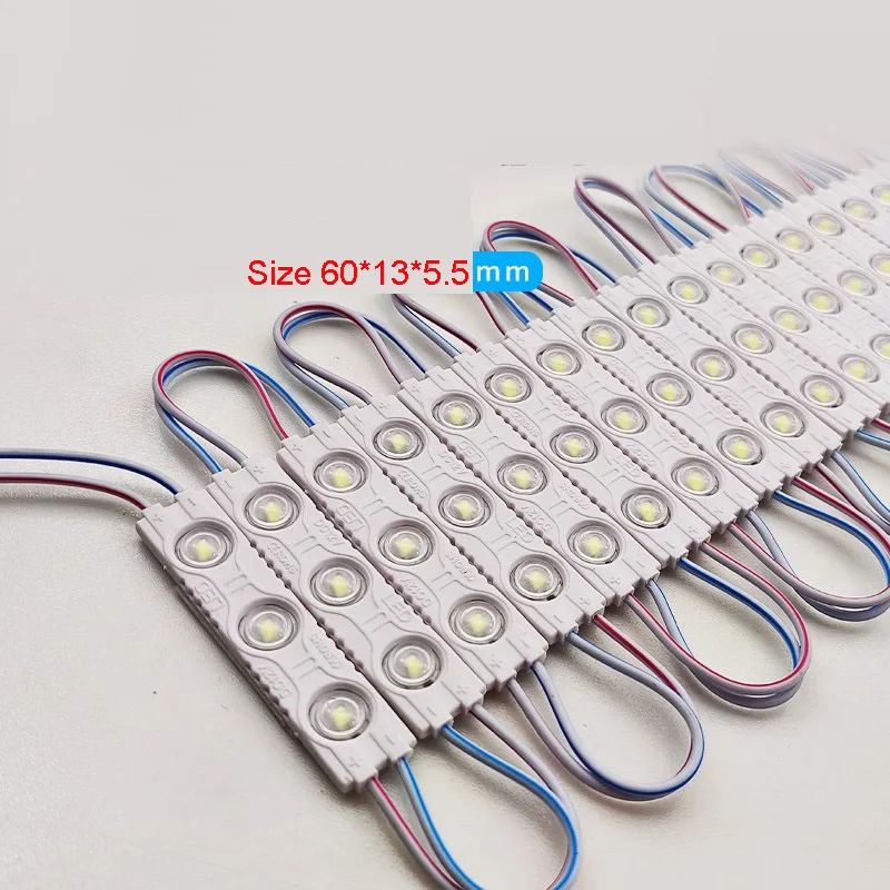 20pcs LED Module Advertising Signboard Billboard Signage Poster Showcase Light 2300k 3000k Nature White 4000k 6000k 12000k  12v