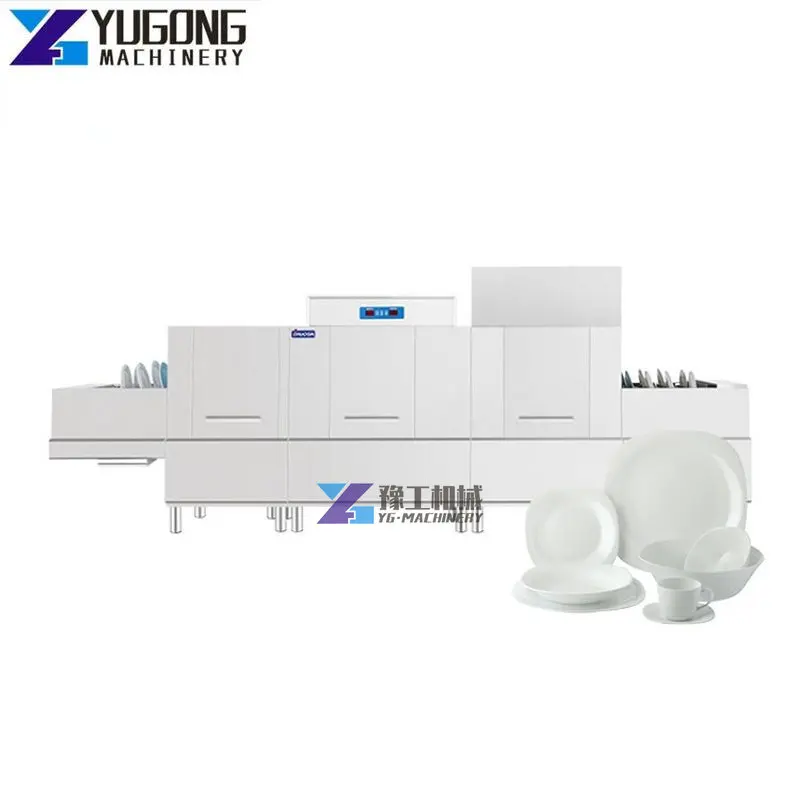 Large Factory Canteen Hotel Dishwashers with Drying Cleaning Equipment