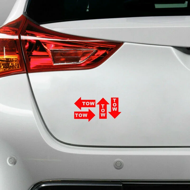 4-pack arrow design shaped car window bumper motorcycle helmet home safety decoration vinyl car stickers