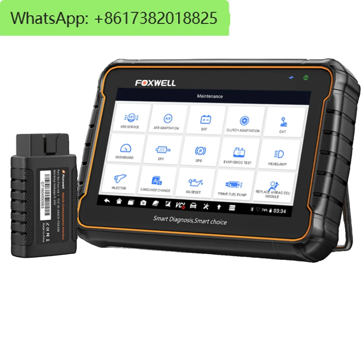 FOXWELL gt60 Automotive full system diagnostic instrument OBDII scanning tool 24 common reset functions