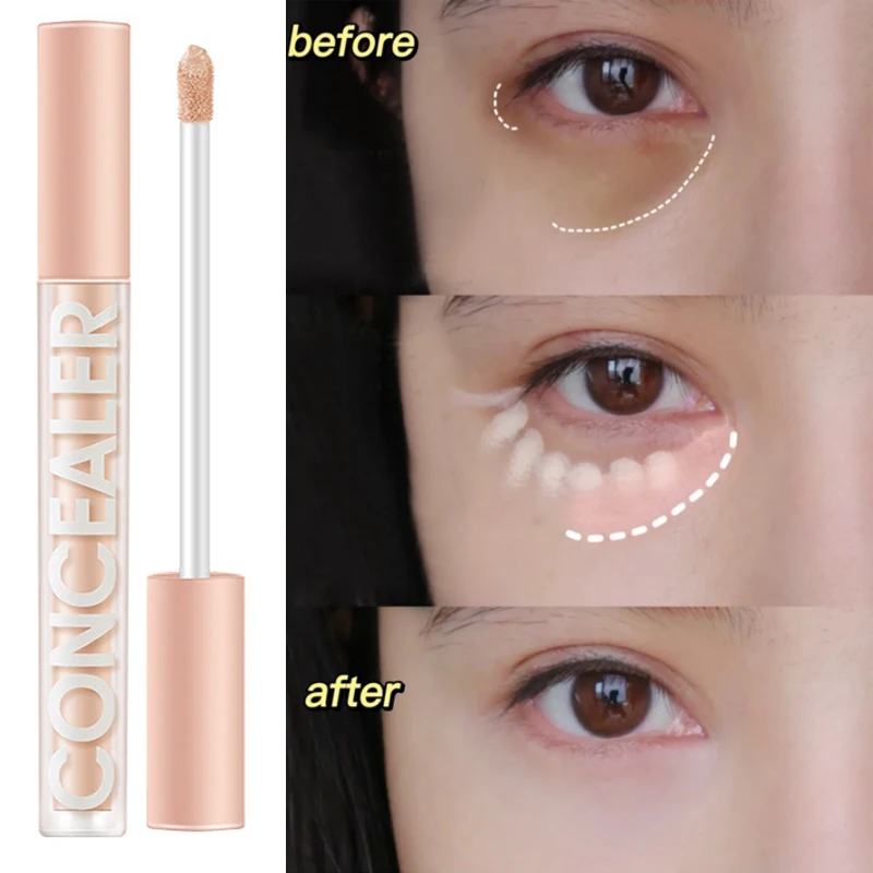 3 Colors Concealer Stick Cover Acne Spots Dark Circles Lasting Moisturizing Liquid Concealer Modify Skin Tone Foundation Cream