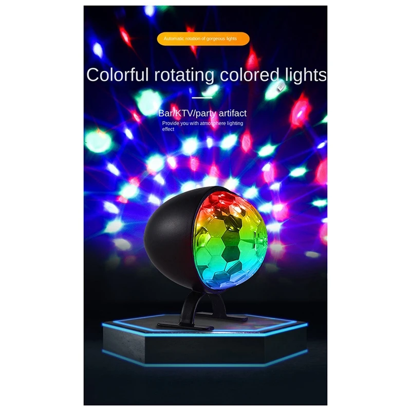 Lampe Stroboscopique Murale de 3W, 48LED RVB, Rétro-Éclairage pour Décoration de Scène de ixà Domicile, 1 Pièce