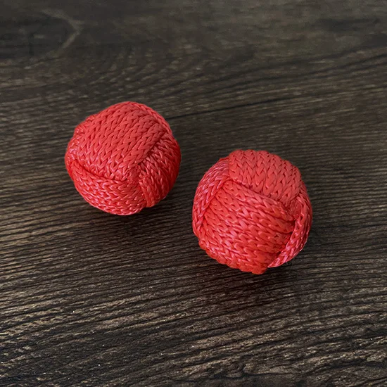 2Pc Monkey Fist Chop Cup rope Balls Chop  accessories Magic Tricks Close Up Illusions Gimmicks Props Mentalism Magia Accessories