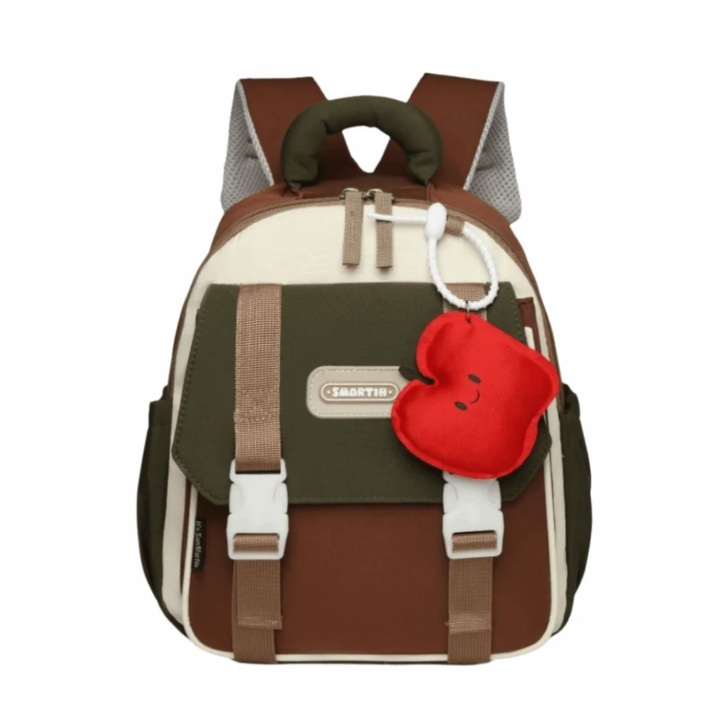 Lightweight Kindergarten School Bag Waterproof Zipper Closure Cartoon Nursery Backpack Comfortable Adjustable Straps