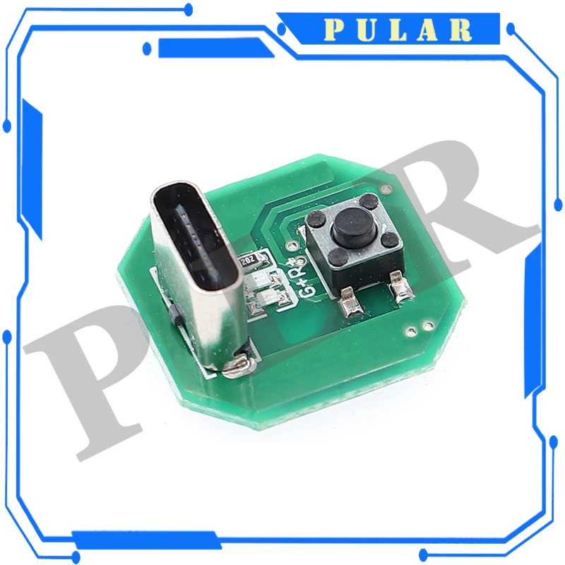 PLR Flashlight driver board, DIY circuit board, TypeC charging port, integrated charging and discharging module