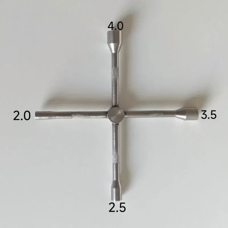 1pcs Stainless Steel Light Gray Cross Sleeve for 1/14 Tamiya RC Truck For scania For volvo For man