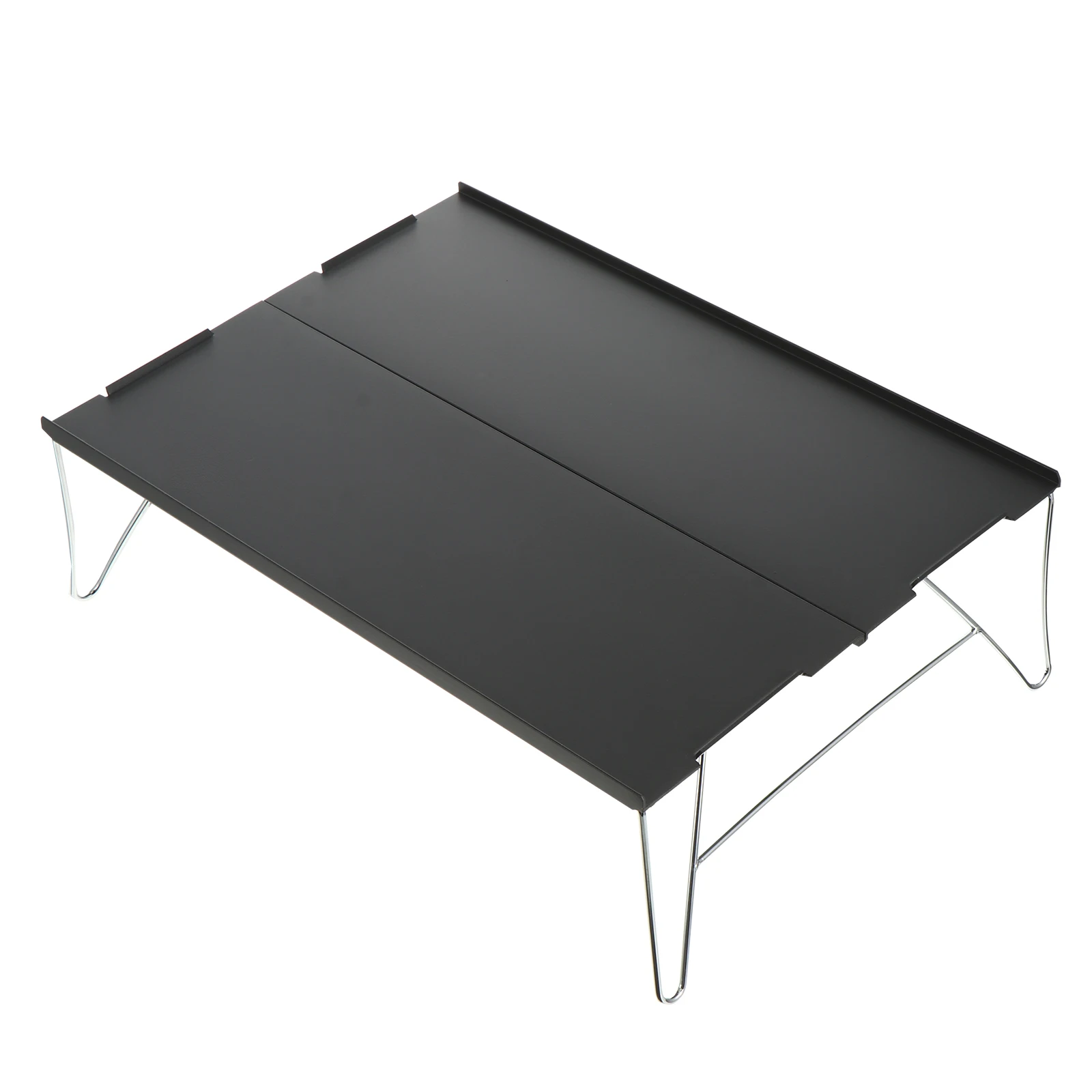 

Fold up Table Aluminum Alloy Outdoor Tables Folding Grey Foldable Small Camping