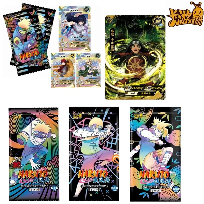 

New 10packs KAYOU Naruto Card EX Version Whirlpool Naruto SP Uchiha Madara BP MR Card Collection Card Christmas Halloween Gift