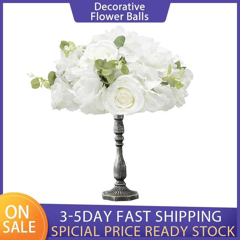 

6PCS Decorative Artificial Flower Balls | Perfect for Centerpieces, Wedding Arrangements & Home Decor