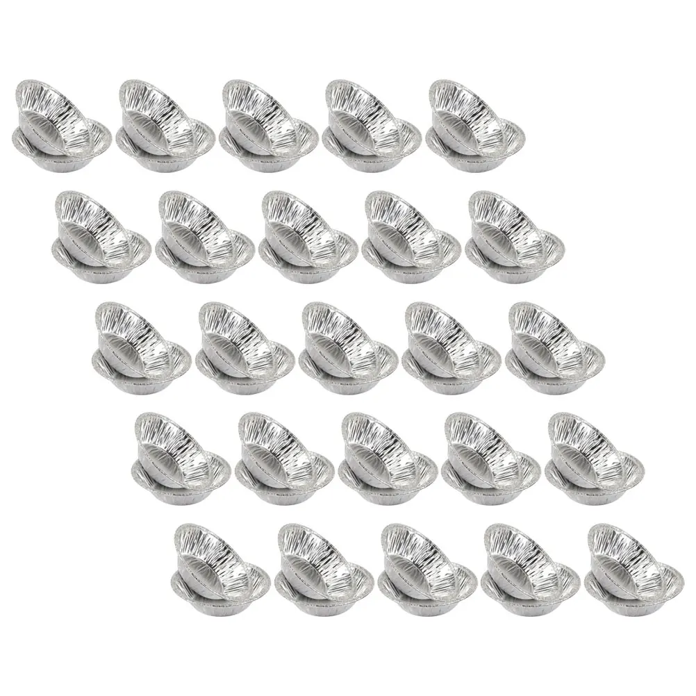 

400 Pcs Egg Tart Molds Foil Baking Pastel De Nata Tins Mini Pie Pans Cake Molds Disposable Tools For Kitchen Bakery
