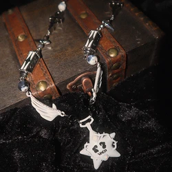 Luxurious Hip Hop Punk Necklace Bramble Lucky Star Smile Pendant Fashion Men Women Rapper PSY.P KNOWKNOW Jewelry Gift