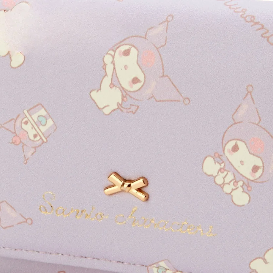 Sanurgente-Mini portefeuille Hello Kitty pour femme, sac à cartes de dessin animé multifonctionnel, marque de luxe zéro, grande capacité, nouveau