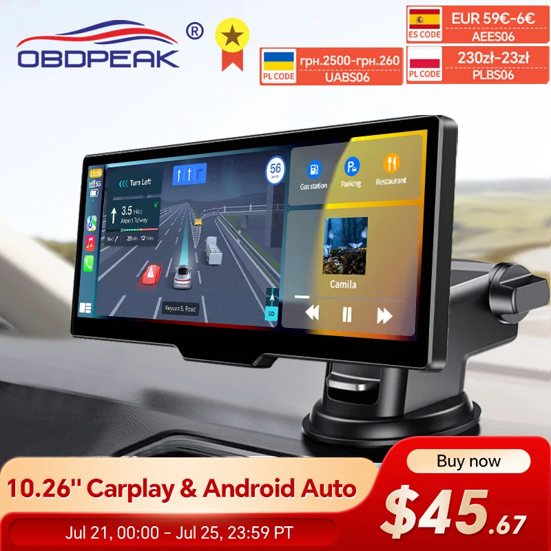 Obdpeak T20 10.26" … - image
