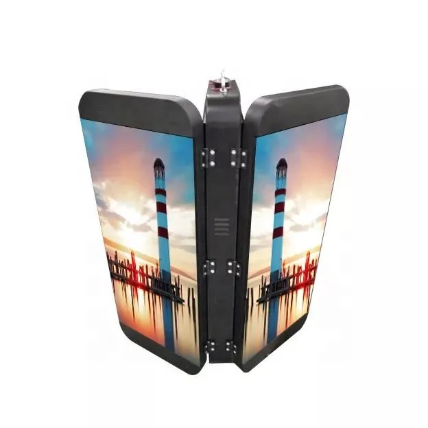 

Double-Sided LED Light Pole Screen Digital Advertising LED Display Billboard