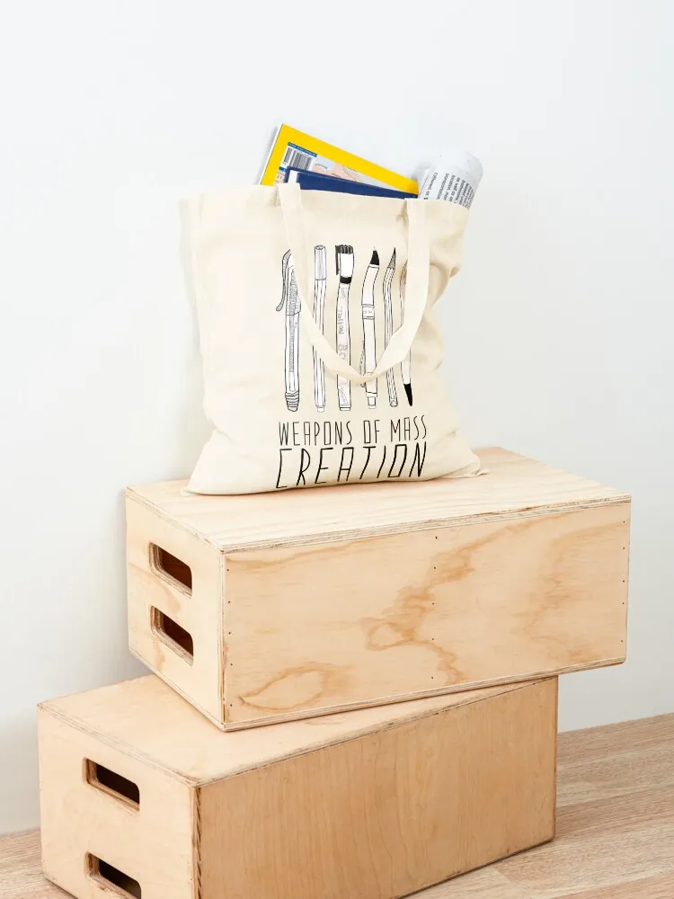Weapons Of Mass Creation Tote Bag Handbags shoping bag eco pack hand bag ladies