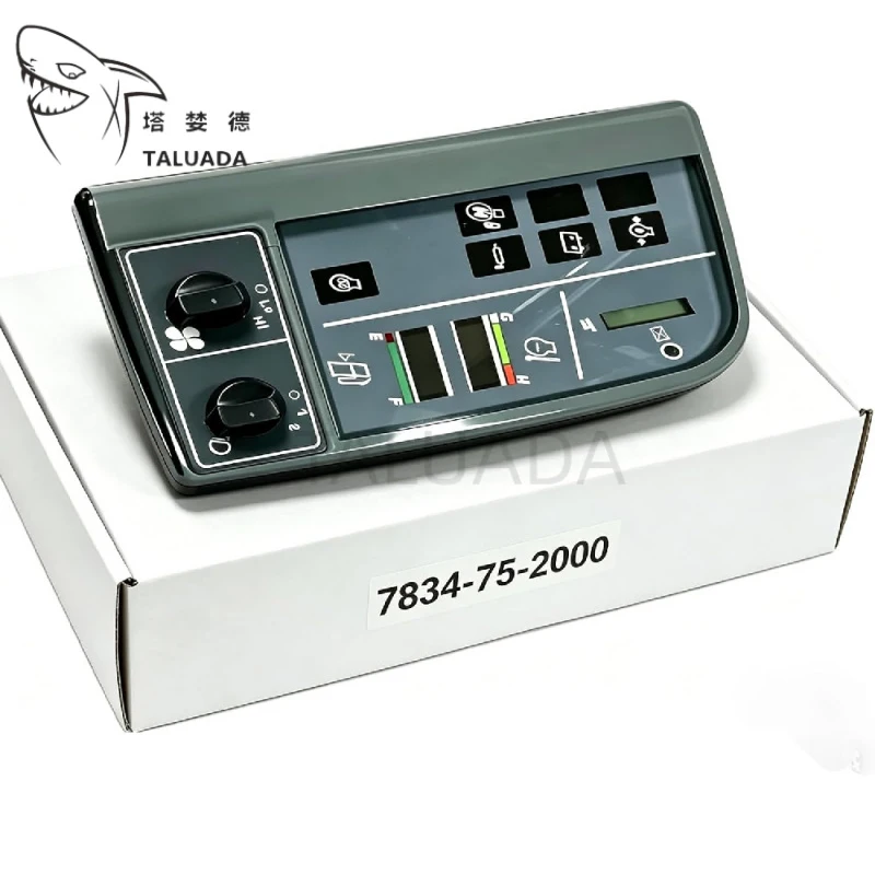 Monitor 7834-75-2100 For PC100-6 PC120-6 PC200-6 Excavator LCD Display Panel Gauge Cluster Control Parts 1 Year Warranty