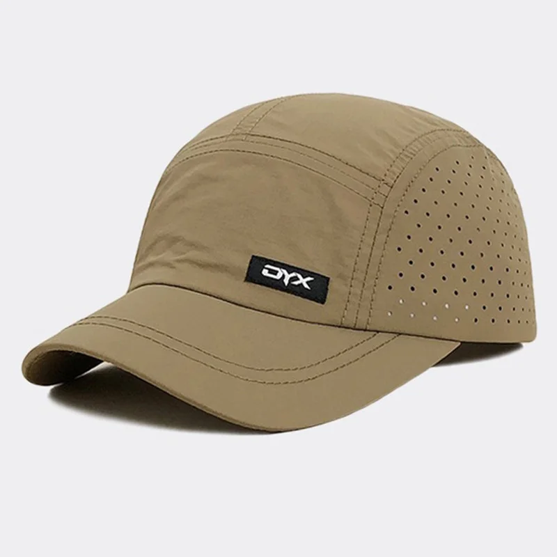 Eine Herren-Kappe mit kurzer Krempe, neuer Sommerstil, atmungsaktive und schnell trocknende Baseballmütze, leichte Soft-Top-Entenschnabelmütze für Damen – Detail 5